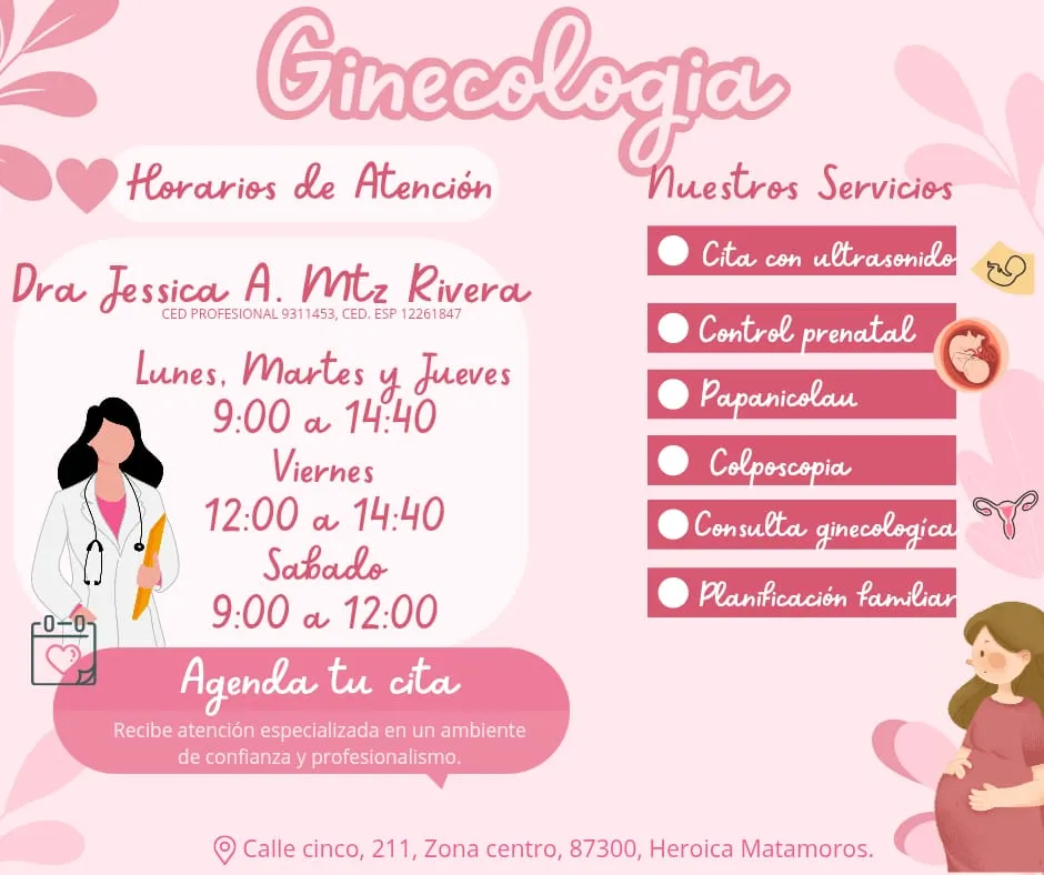 Foto 1 de Dra. Jessica Martínez Rivera., por Dra. Jessica Martínez Rivera. Ginecología y obstetricia