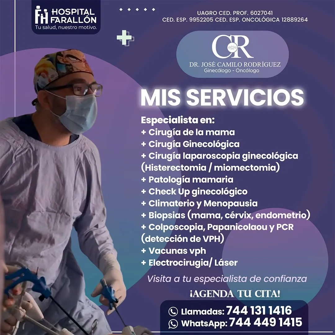 Foto 1 de Dr. Camilo Rodrìguez, por Dr. Camilo Rodrìguez, Ginecólogo Oncólogo
