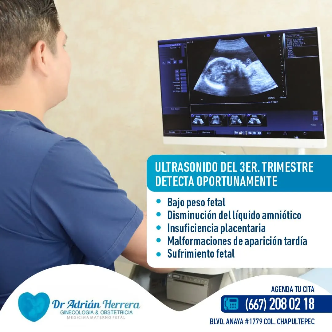 Foto 4 de Dr. Adrian Herrera Salazar, por Dr Adrian Herrera Salazar - Médico Materno Fetal / Ultrasonido Obstétrico en Culiacán