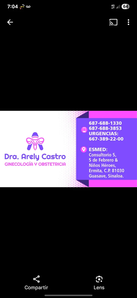 Foto 2 de Dra. Arely Castro, por Dra. ARELY CASTRO