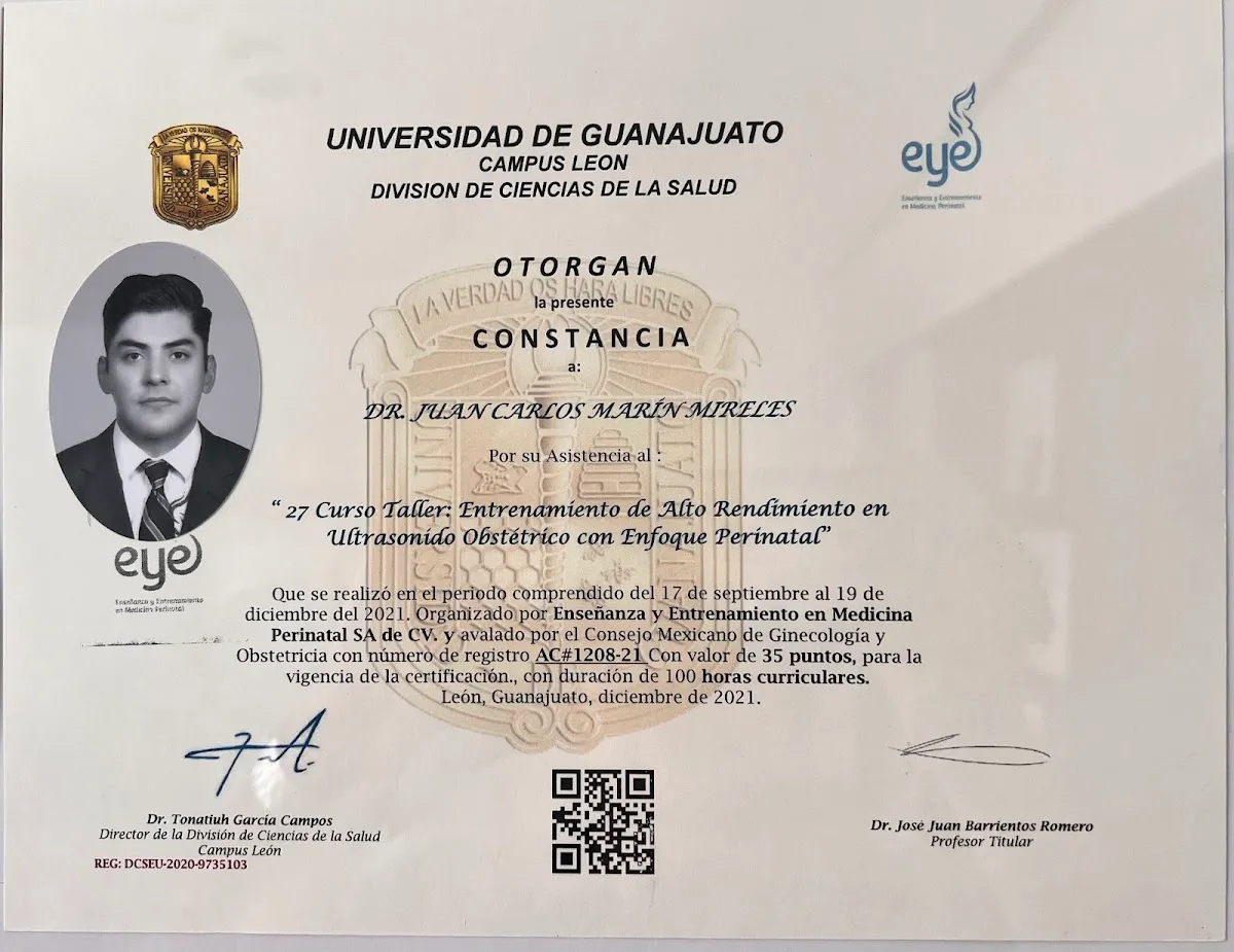 Foto 4 de Dr. Juan Carlos Marín, por Ginecólogo Obstetra en, Morelia - Dr. Juan Carlos Marín