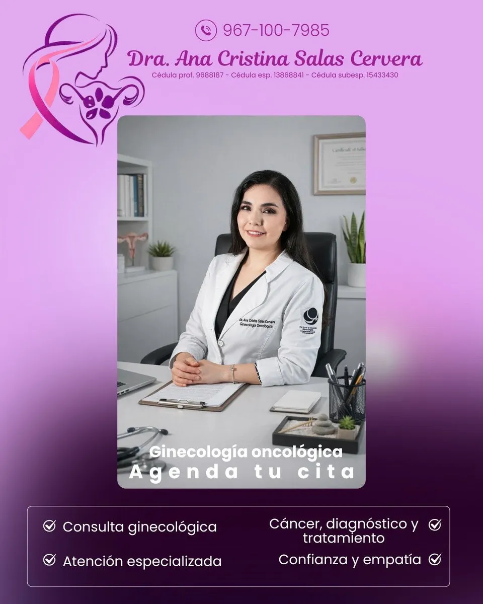Foto 1 de Dra. Cristina Salas. Oncologica, por Dra Cristina Salas. Ginecología Oncologica