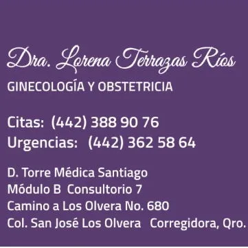 Foto 4 de Dra. Lorena Terrazas Rios, por Dra. Lorena Terrazas Rios, Ginecólogo