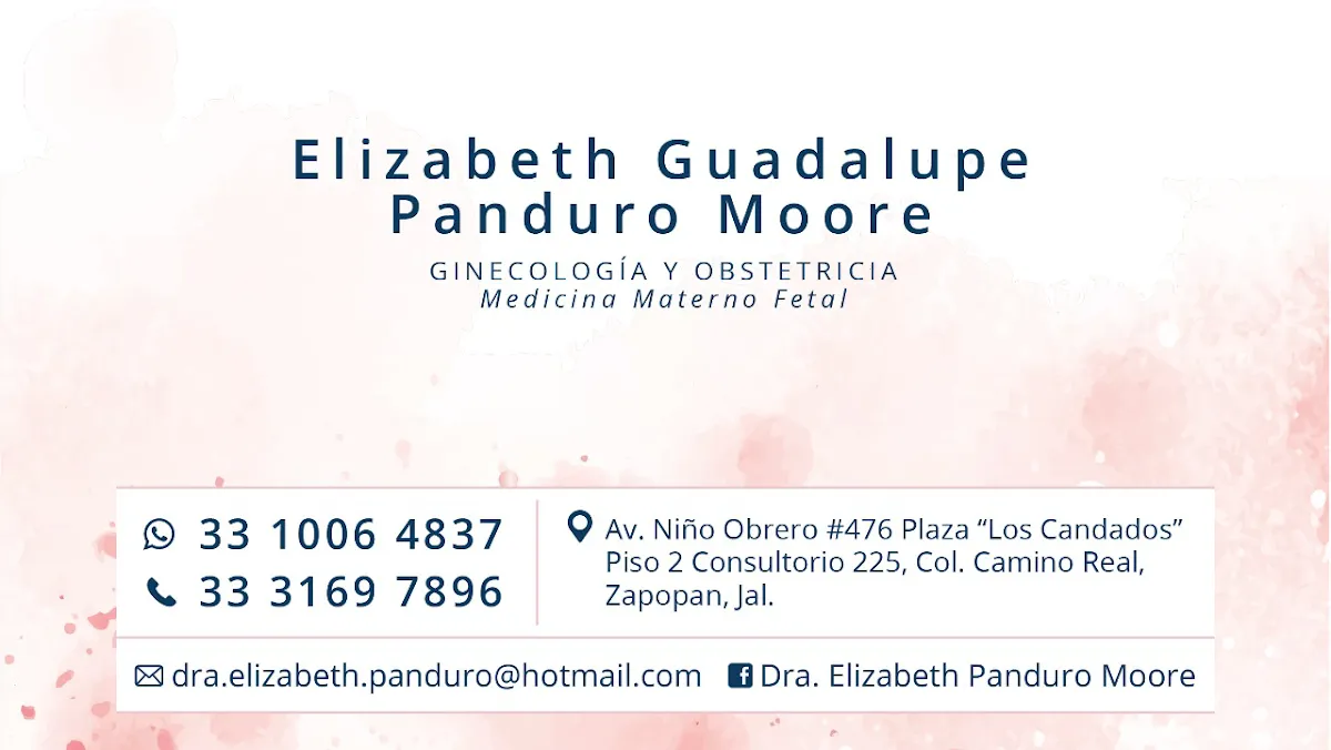 Foto 3 de Dra. Elizabeth Panduro Moore, por Dra. Elizabeth Panduro Moore - Ginecología y Obstetricia
