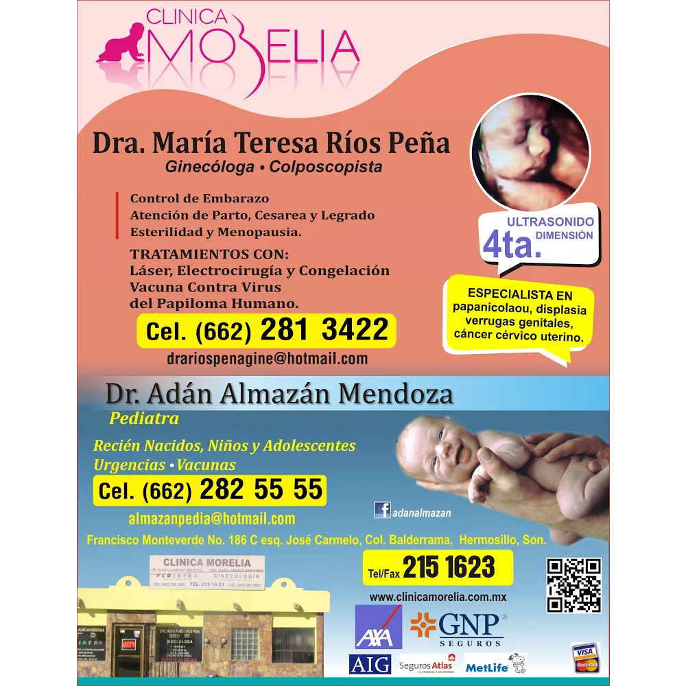 Foto 4 de Clínica Morelia Ginecopediatría, por CLÍNICA MORELIA GINECOPEDIATRÍA