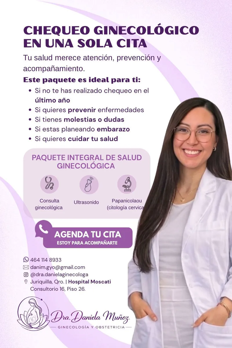 Foto 4 de Dra. Daniela Muñoz, por Dra. Daniela Muñoz Ginecología y Obstetricia