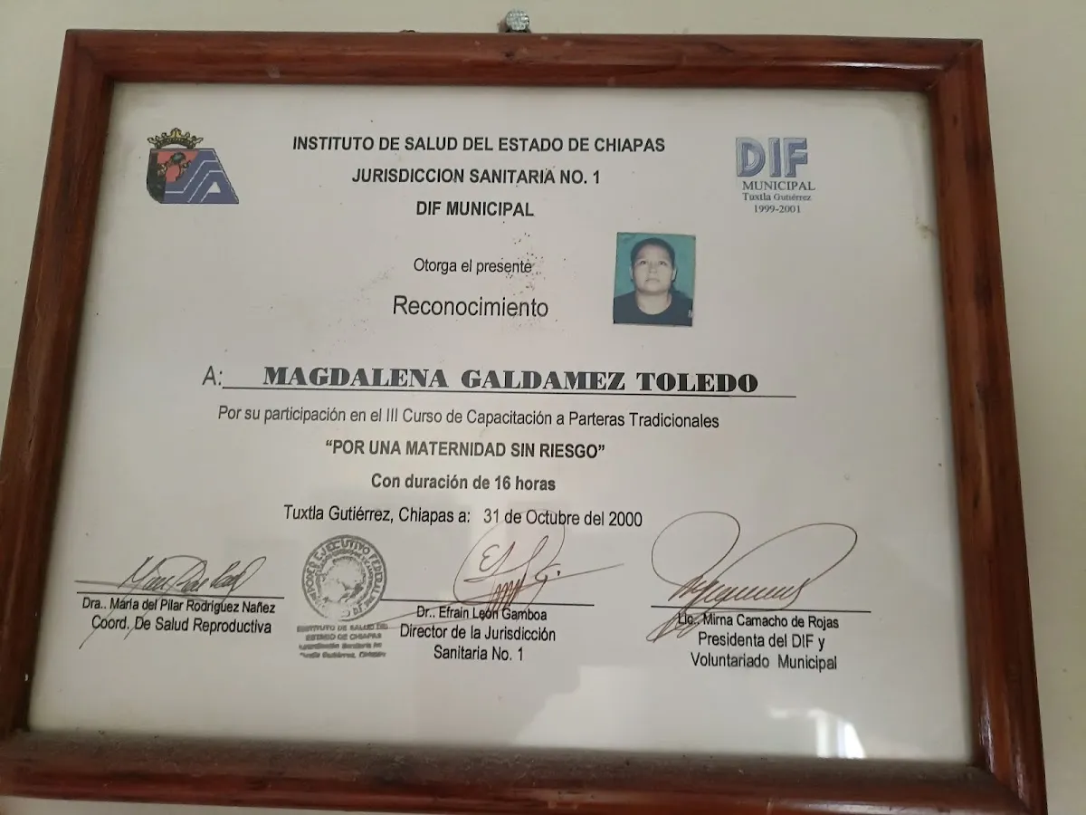 Foto 2 de Partera Certificada Magdalena Galdámez, por MIGUEL ANGEL CARRILLO BARRIOS