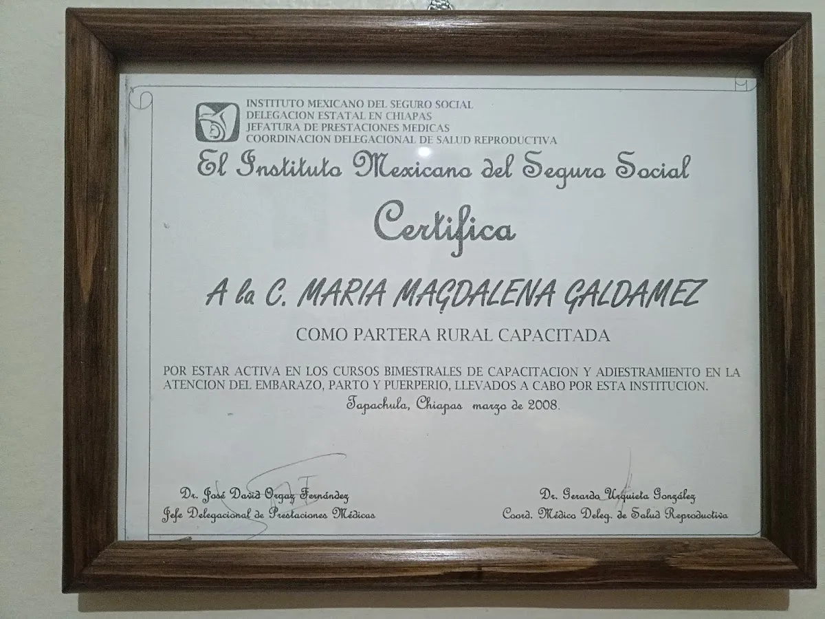 Foto 3 de Partera Certificada Magdalena Galdámez, por Partera Certificada Magdalena Galdámez