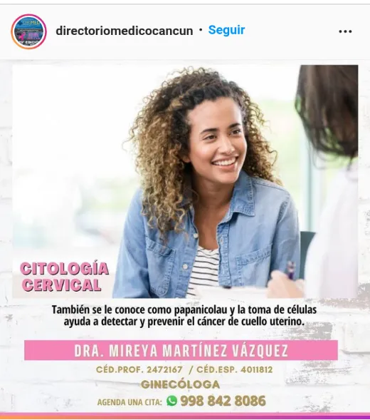 Foto 3 de Dra. Mireya Martínez Vázquez, por DRA. MIREYA MARTÍNEZ VÁZQUEZ