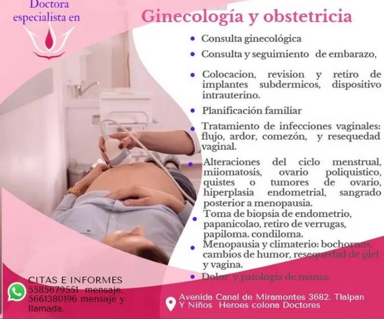 Foto 2 de Dra. Saucedo, por Ginecóloga DOCTORA SAUCEDO - Consultorio de Ginecología y Obstetricia