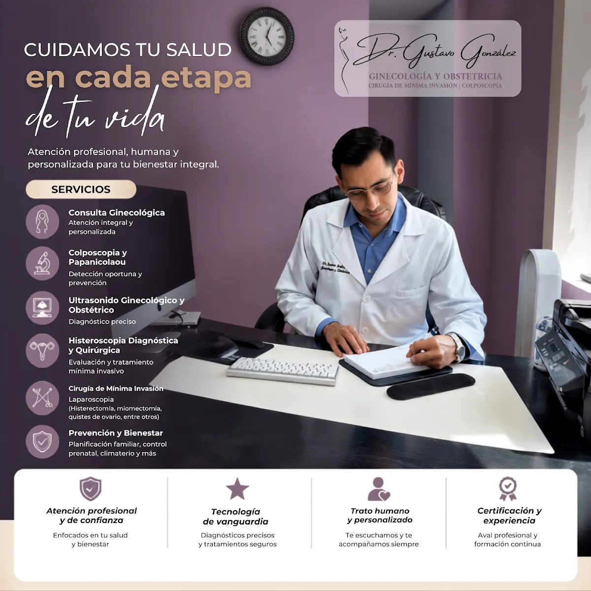 Foto 4 de Dr. Gustavo Francisco González Baltazar, por Dr. Gustavo Francisco González Baltazar Ginecólogo y Obstetra en San Miguel Chapultepec, Miguel Hidalgo CDMX