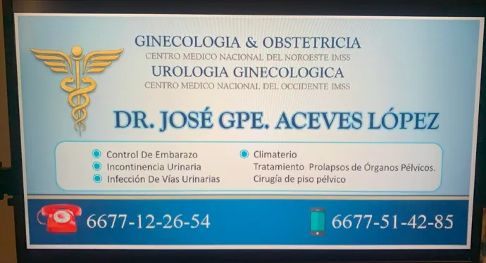 Foto 2 de Dr. José Guadalupe Aceves Lopez urología ginecológica, por Dr. Guadalupe Aceves Lopez, Médico general