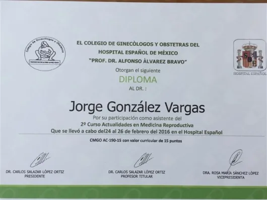 Foto 1 de Dr. Jorge Gonzalez Vargas, por Dr. Jorge Gonzalez Vargas, Ginecólogo