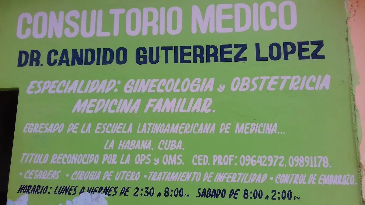 Foto 1 de Dr. Candido Gutiérrez López. Especialidad . Especialidad Medicina Familiar., por juan arcos