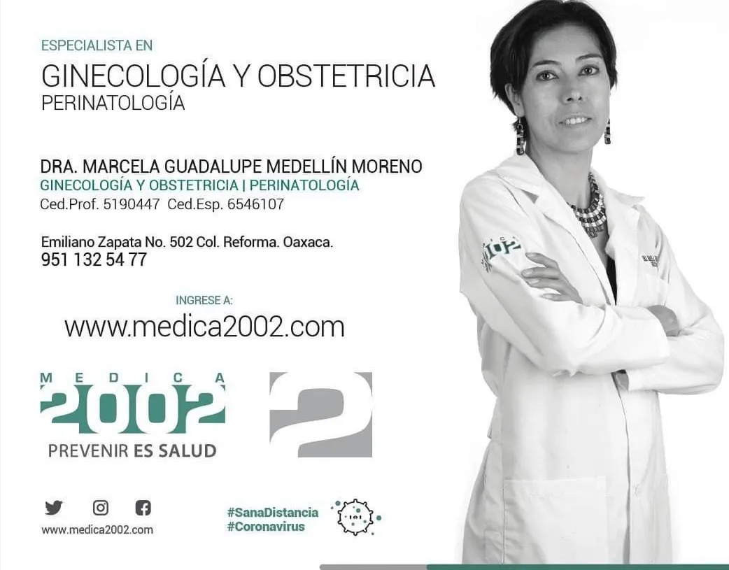 Foto 4 de Dra. Marcela Medellín Moreno, por Ginecologa en Oaxaca, Medicina Materno Fetal Oaxaca, Dra. Marcela Medellín Moreno