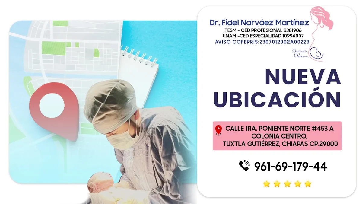 Foto 3 de Dr. Fidel Narváez Martínez, por Dr. Fidel Narváez Martínez Ginecólogo Obstetra en Tuxtla