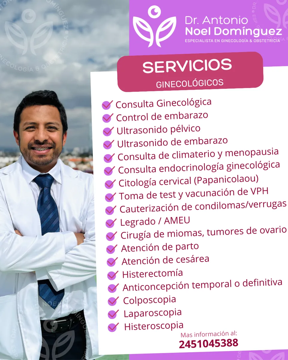Foto 3 de Dr. Antonio Noel Domínguez Rodríguez, por Consultorio Médico Dr. Antonio Noel Domínguez Rodríguez Ginecólogo